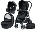 Детская коляска Peg-Perego Book Plus Sportivo 3 в 1, шасси Jet (Geo Black
						
					) — Фото