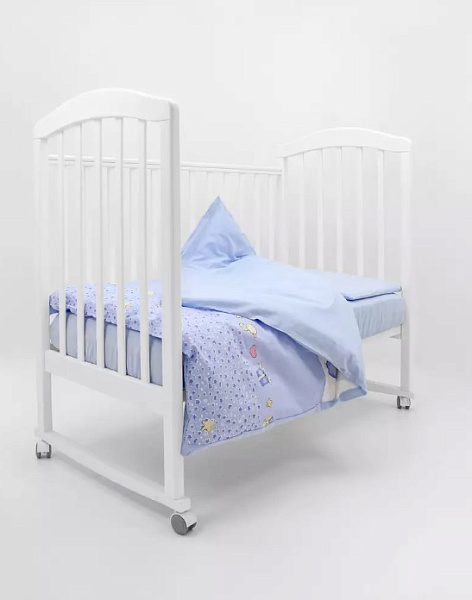 Комплект постели в кроватку Топотушки Детский мир, 3 предмета фото 1