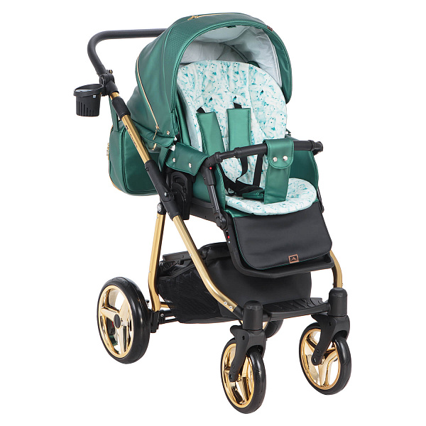 Детская коляска Adamex Reggio Shine Deluxe 2 в 1 фото 5