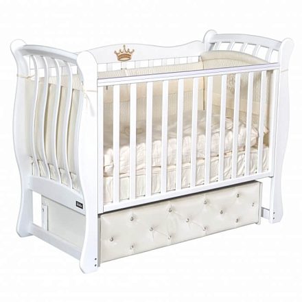 Детская кроватка Bellini Adriana Elegance Premium, универсальный маятник/ящик