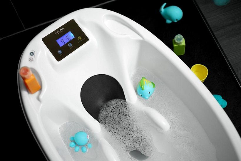 Детская ванночка Baby Patent с электронными весами и термометром Aqua Scale — как выглядит в жизни