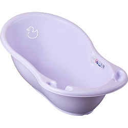 Детская ванночка Tega Baby Уточка, со сливом, 102 см