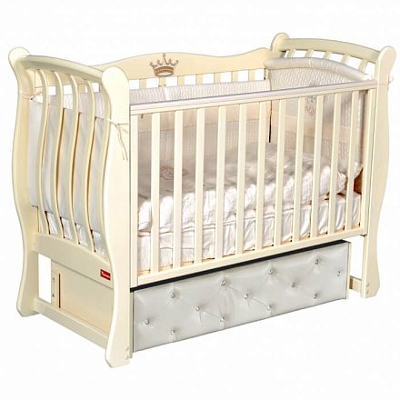 Детская кроватка Francesca Andrea Elegance Premium, универсальный маятник/ящик