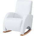 Кресло-качалка Micuna Wing Confort Natural (Leatherette white искусственная кожа) — Фото