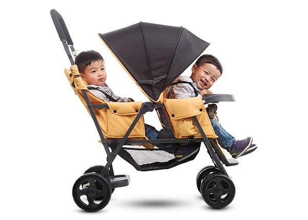 Детская прогулочная коляска для погодок Joovy Caboose Graphite фото 7