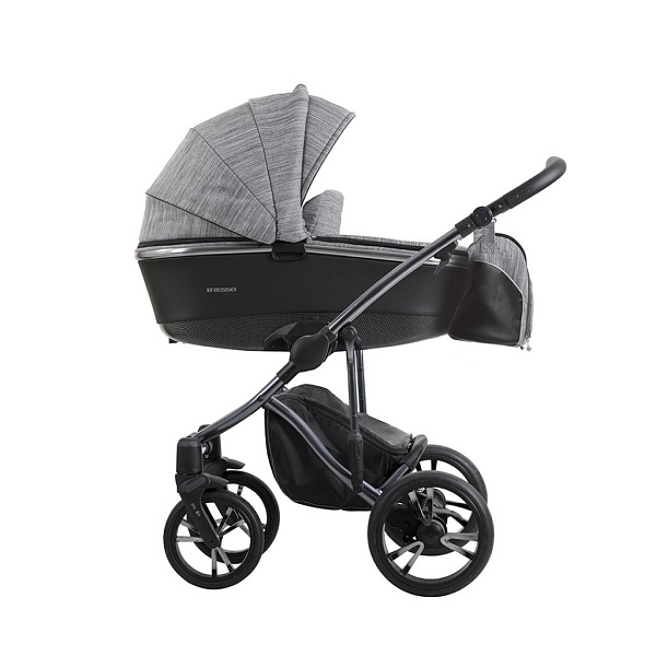 Детская коляска Bebetto Bresso Premium Class Dark 2020 3 в 1 фото 1