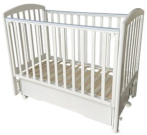 Детская кроватка Bellini Alba Premium, универсальный маятник/ящик