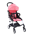 Детская прогулочная коляска для двойни Yoya BabyTime (Pink
						
					) — Фото