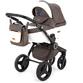 Детская коляска Adamex Elsa 2 в 1, ткань+эко-кожа (V12
						
					) — Фото