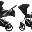 Детская коляска Bebetto Bresso Premium Class Silver 2020 2 в 1 - Фото