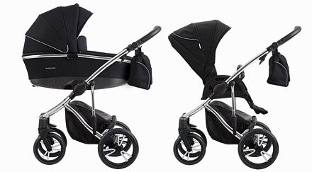 Детская коляска Bebetto Bresso Premium Class Silver 2020 2 в 1