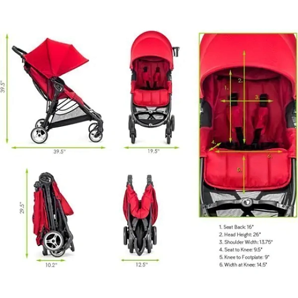 Детская прогулочная коляска Baby Jogger City Mini Zip фото 5