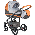 Детская коляска BeBe-Mobile Movo A 3 в 1, ткань+эко-кожа (A23
						
					) — Фото