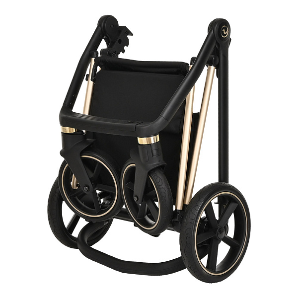 Детская коляска Roan Sol Luxury 2 в 1 на золотой раме фото 13