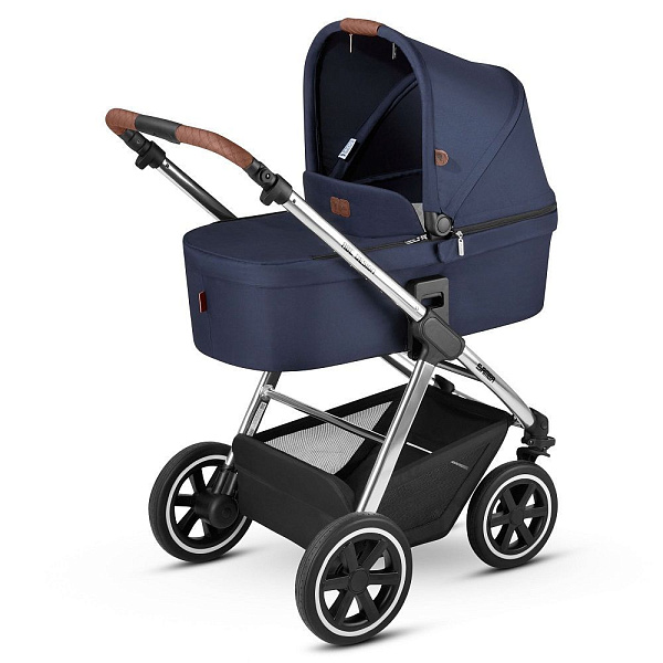 Детская коляска ABC-Design Samba 2 в 1 на серебряной раме фото 4