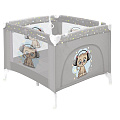 Игровой манеж Lorelli Play Station Лорелли Плей Стейшн (Серый/Grey Cute Kitten 1805) — Фото
