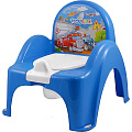 Детский горшок-стульчик Tega Baby Машинки Cars (Blue - Синий) — Фото