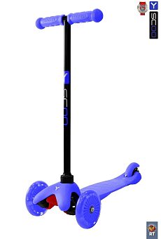 Самокат Y-Scoo Maxi A-20 Shine со светящими колесами