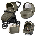 Детская коляска Peg-Perego Book Cross Modular System 3 в 1 (Breeze Kaki
						
					) — Фото