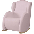 Кресло-качалка Micuna Wing Flor Natural (Leatherette pink искусственная кожа) — Фото