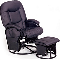 Кресло для кормления Hauck Metal Glider (Black
						
					) — Фото