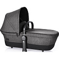 Коляска-люлька для новорожденного Cybex Priam Lux, шасси Trekking Chrome (Manhattan Grey
						
					) — Фото