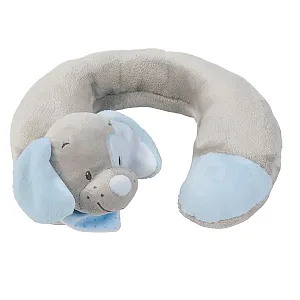 Детская подушка-подголовник Nattou Neck pillow Наттоу Нек пиллоу Gaston & Собачка 604383
