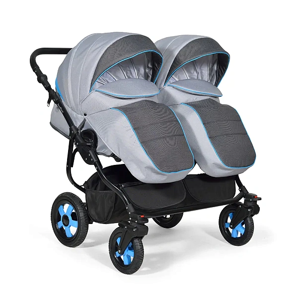 Детская коляска для двойни Indigo Duo 18 2 в 1 фото 4