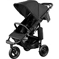 Детская прогулочная коляска Airbuggy Premier (Piano black
						
					) — Фото