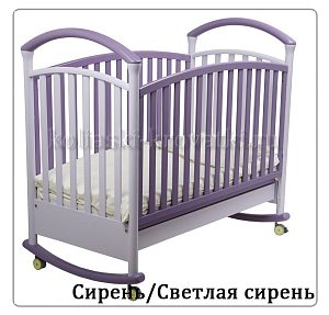 Детская кроватка Papaloni Фиорентина, полозья