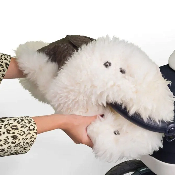 Муфта для рук Esspero Magda натуральный мех фото 1