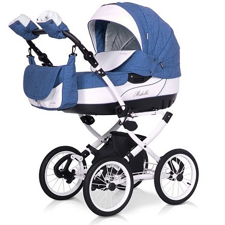Детская коляска Caretto Michelle S 2 в 1, ткань+экокожа