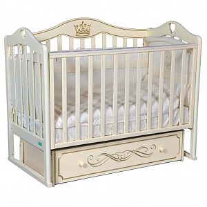 Детская кроватка Palermo Candy Elegance, универсальный маятник/ящик