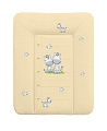 Мягкий пеленальный матрац Ceba Baby на комод 70 x 50 см (W-143-002-141 Zebra Yellow) — Фото