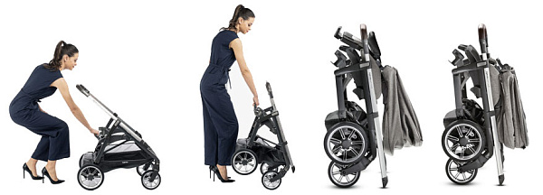 Детская коляска Inglesina Aptica System Duo 2 в 1 на шасси Aptica Graphite фото 10