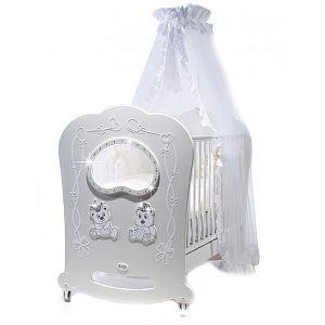 Детская кроватка Feretti Oblo Majesty Brillante, полозья