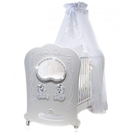 Детская кроватка Feretti Oblo Majesty Brillante, полозья