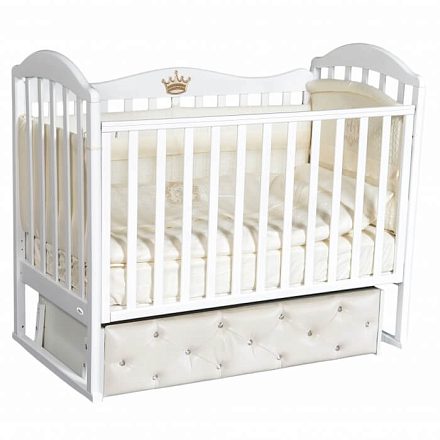 Детская кроватка Oliver Camilla Premium, маятник/ящик