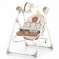 Детские колыбель-качели Carrello Nanny 3 в 1 CRL-0005 (Beige Strip
						
					) — Фото