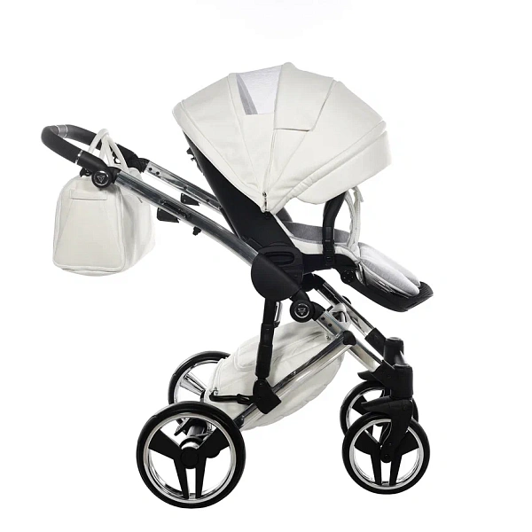 Детская коляска Junama Diamond Individual V2 2 в 1 на серебряной раме фото 16