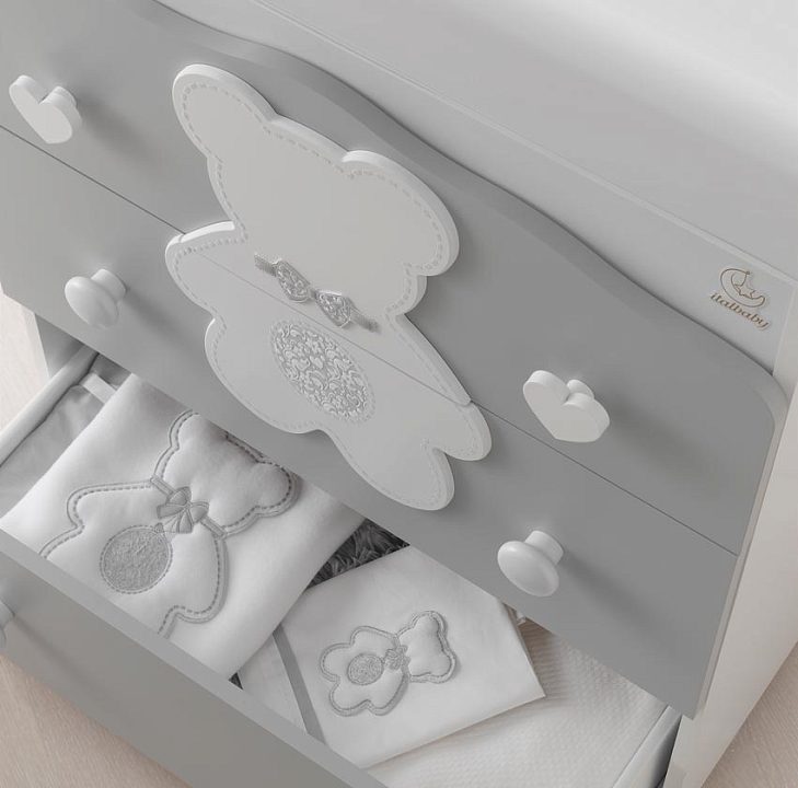 Пеленальный комод Italbaby Fiocco Classic — как выглядит в жизни
