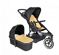 Детская коляска Phil and Teds Sport, прогулка+блок для новорожденных, 2 в 1 (Butterscotch Yellow / Жёлтый
						
					) — Фото