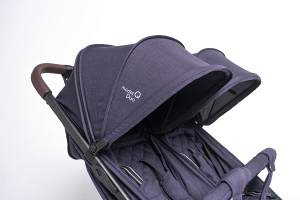 Детская прогулочная коляска для двойни Bubago Model Q Duo фото 1