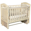 Детская кроватка Кедр Helen 2 универсальный маятник, без ящика (Слоновая кость
						
					) — Фото