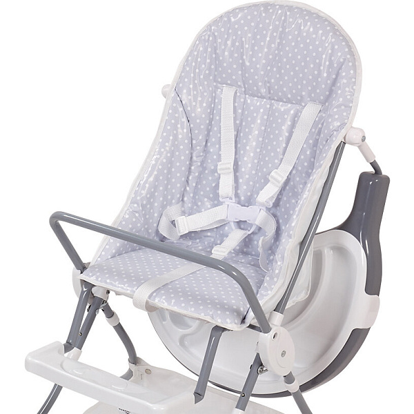 Стульчик для кормления Polini Kids 252 Горошек фото 5