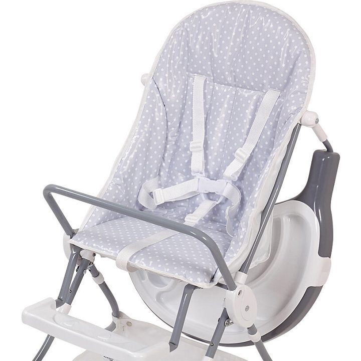 Стульчик для кормления Polini Kids 252 Горошек — как выглядит в жизни