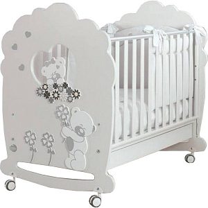 Детская кроватка Baby Expert Serenata, полозья/ящик