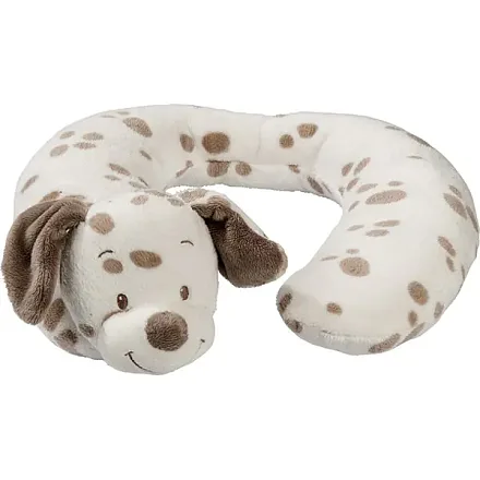 Детская подушка-подголовник Nattou Neck pillow Наттоу Нек пиллоу Max, Noa & Tom Собачка 777452