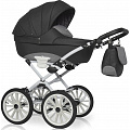 Детская коляска Expander Xenon Prestige 2 в 1, эко-кожа (04 Carbon Графит
						
					) — Фото
