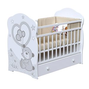 Детская кроватка ВДК Toby, поперечный маятник/ящик
